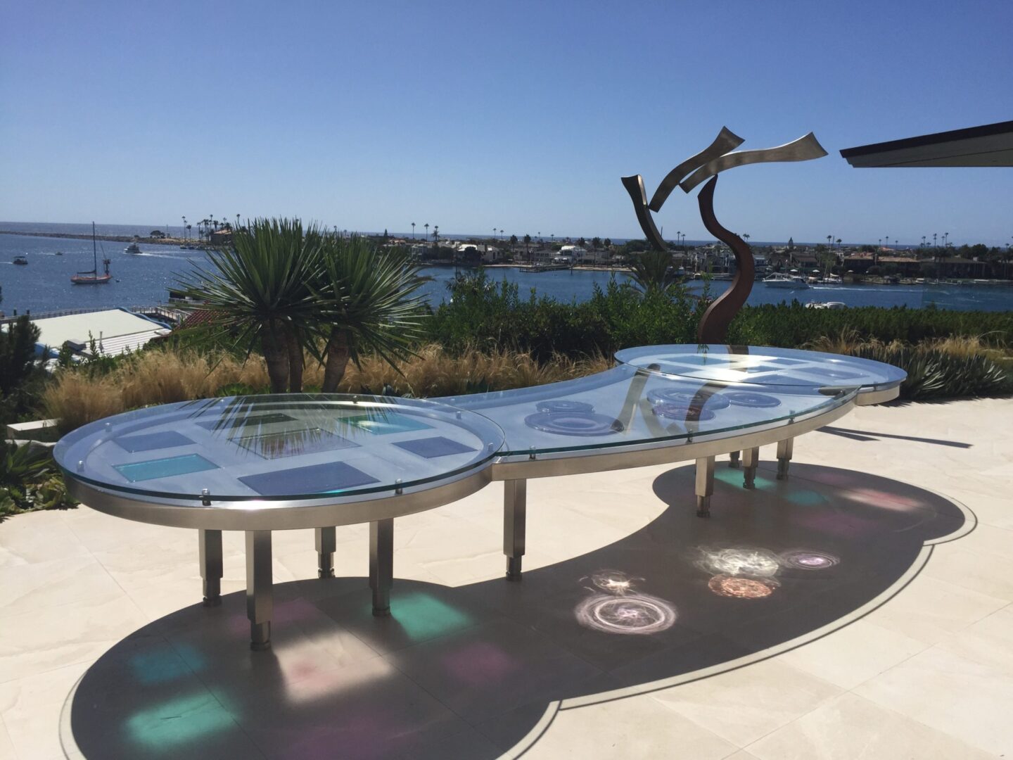 Art Glass Table Whitworth Design